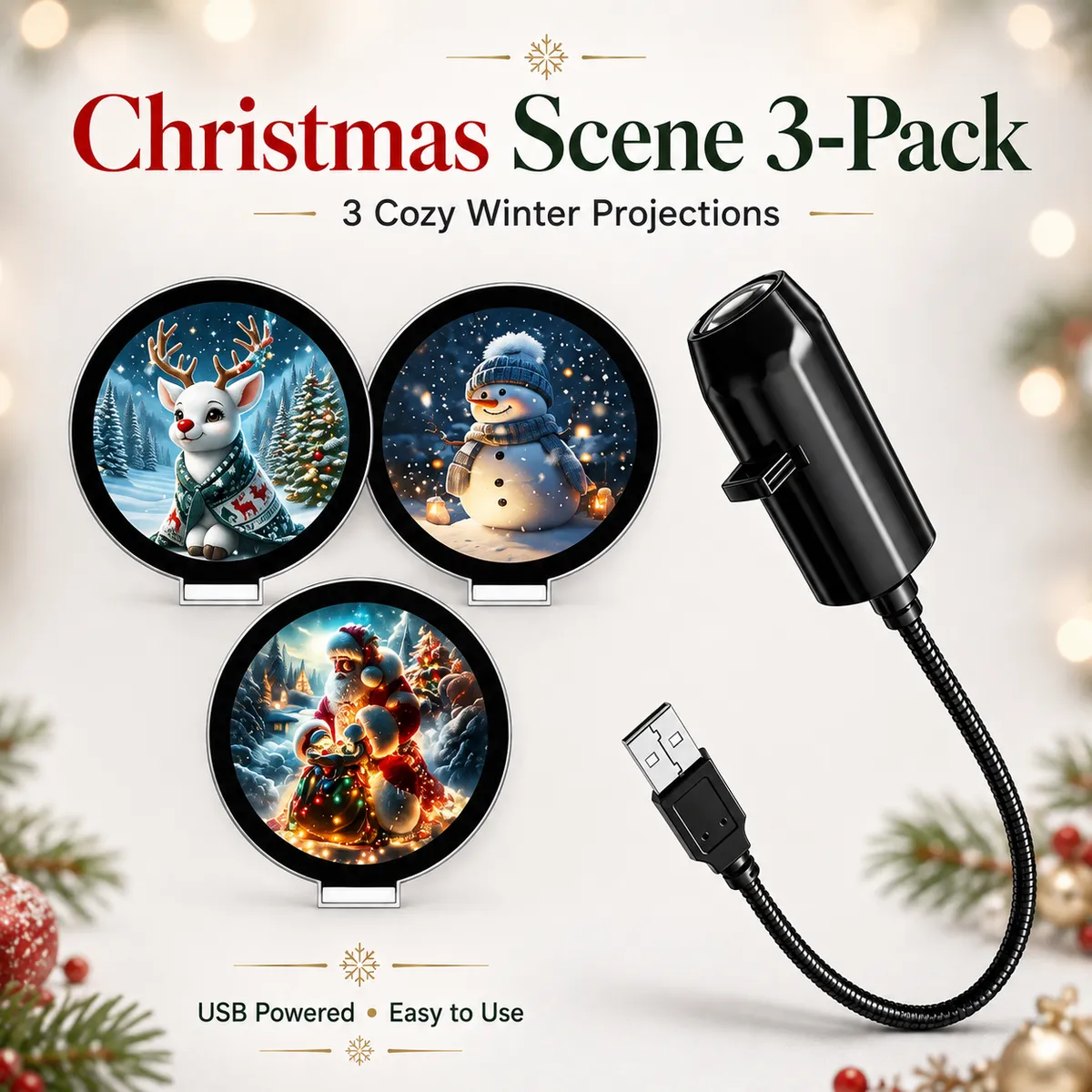 🎄👻 ✨ 60,000+ Sold — Plug & Play HD Holiday Projector for Christmas & Halloween Decor — image 12