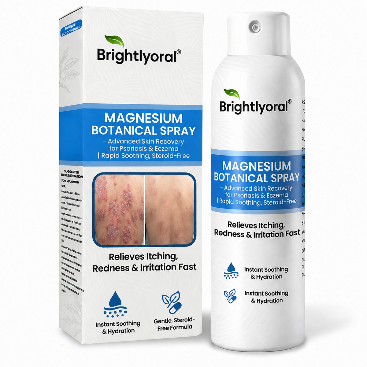 ✨Brightlyoral® Magnesium Botanical Spray – Advanced Skin Recovery for Psoriasis & Eczema | Rapid Soothing, Steroid-Free — image 3