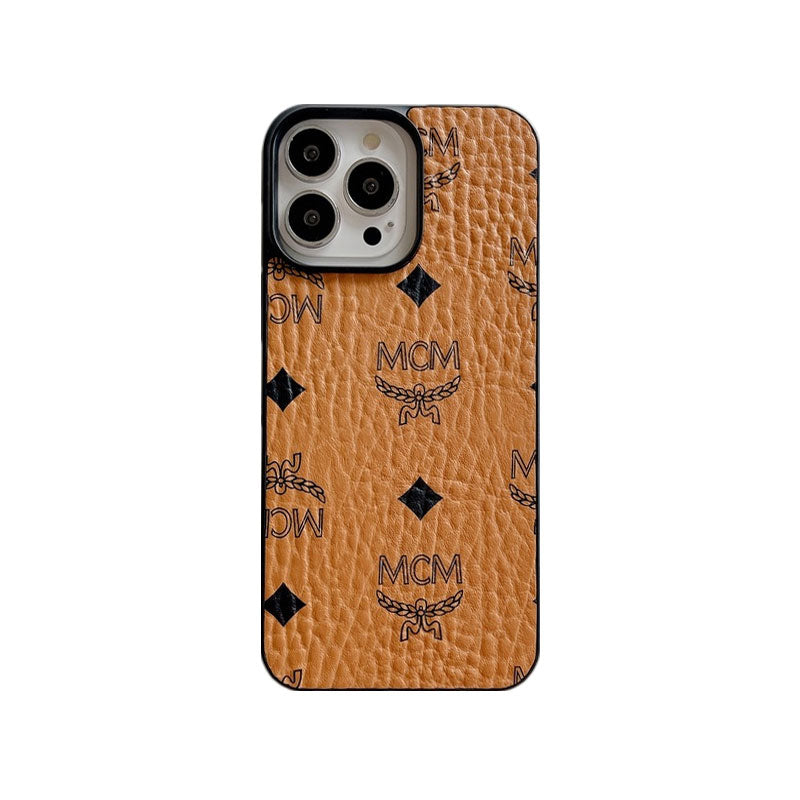 MCM iPhone Case Yellow-