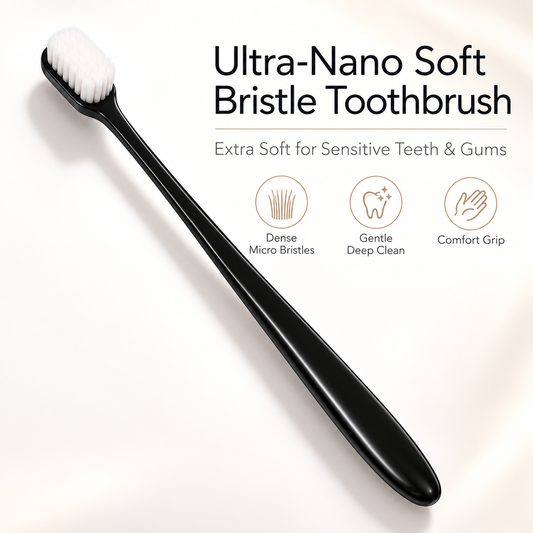 Ultra-Nano Soft Bristle Toothbrush – Gentle Deep Clean for Sensitive Teeth & Gums — image 1