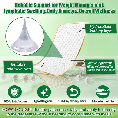 [2026 New & Upgraded: 80% OFF] ✅ Brightlyoral® Lymphatic Drainage Slimming Nano-Microneedle Patch: Ultra-Potent 5× Formula wi — image 6