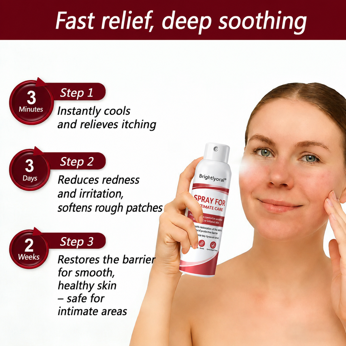 🔴Brightlyoral® Beef Tallow Spray for itchy—flaking skin associated with psoriasis🐓 — image 3
