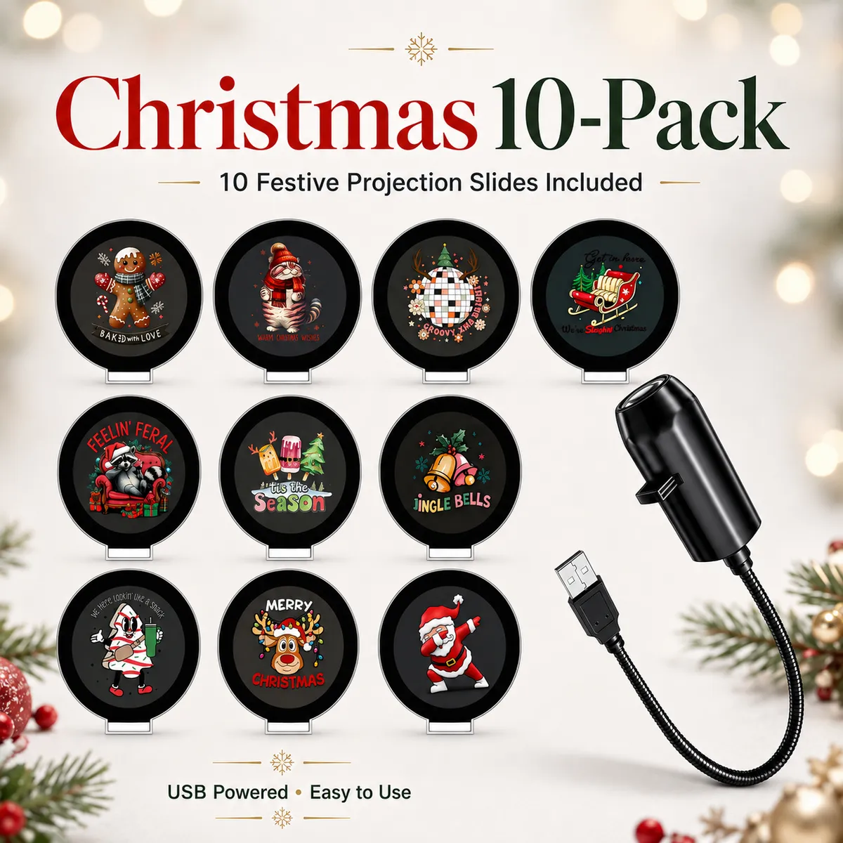 🎄👻 ✨ 60,000+ Sold — Plug & Play HD Holiday Projector for Christmas & Halloween Decor — image 8