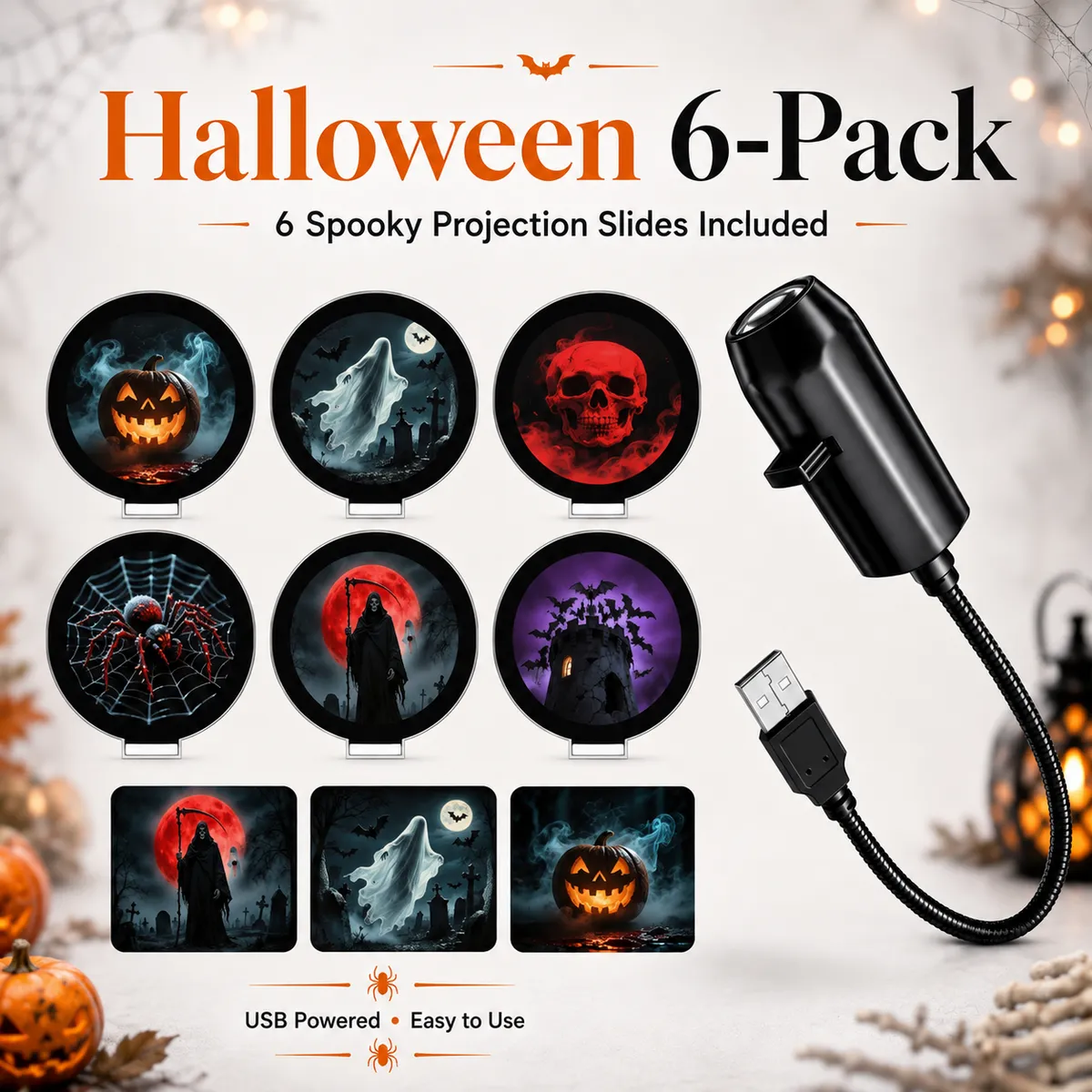 🎄👻 ✨ 60,000+ Sold — Plug & Play HD Holiday Projector for Christmas & Halloween Decor — image 7