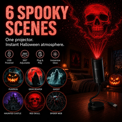 🎄👻 ✨ 60,000+ Sold — Plug & Play HD Holiday Projector for Christmas & Halloween Decor — image 6