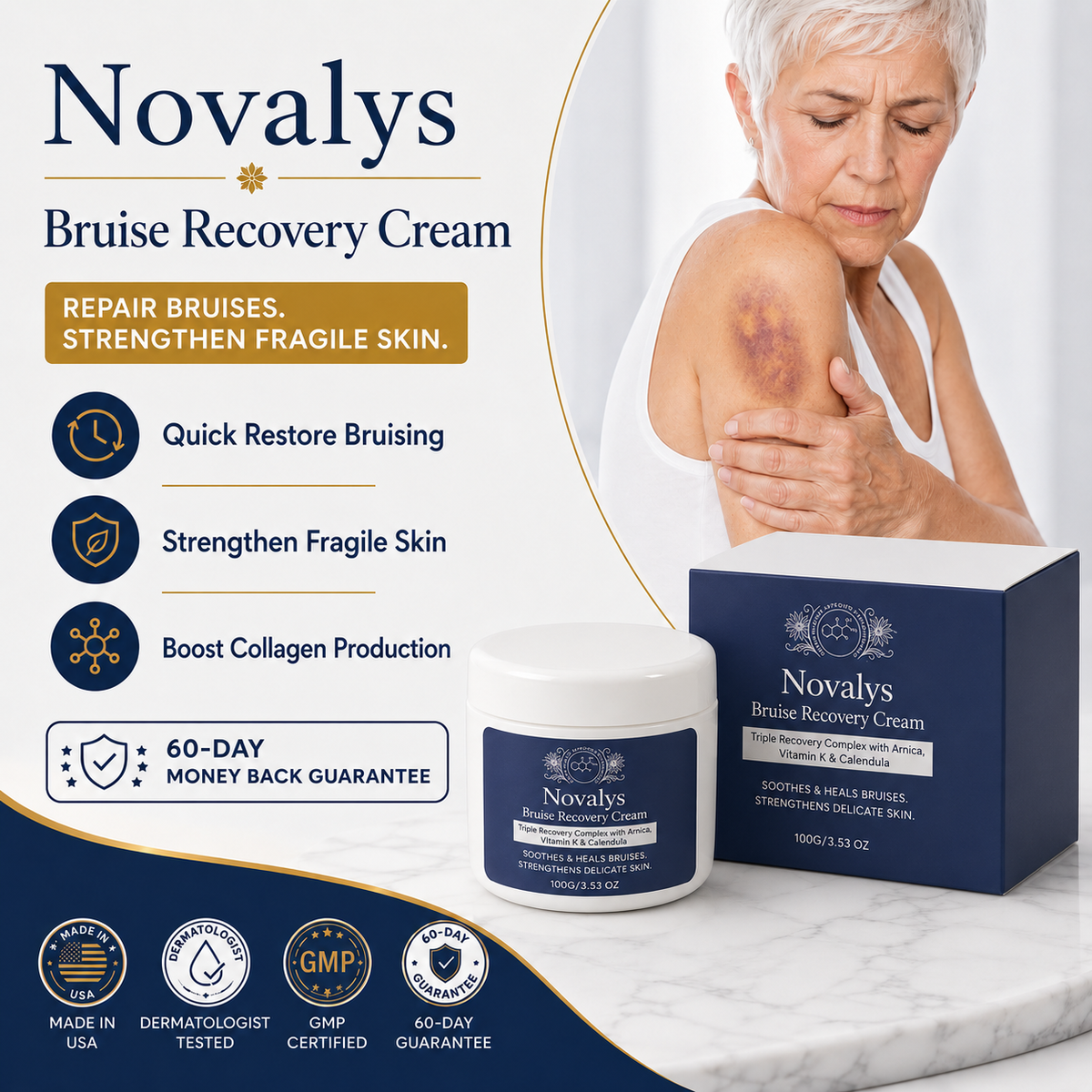 TervenceTM Bruise Repair & Skin — Strengthening Cream — image 1