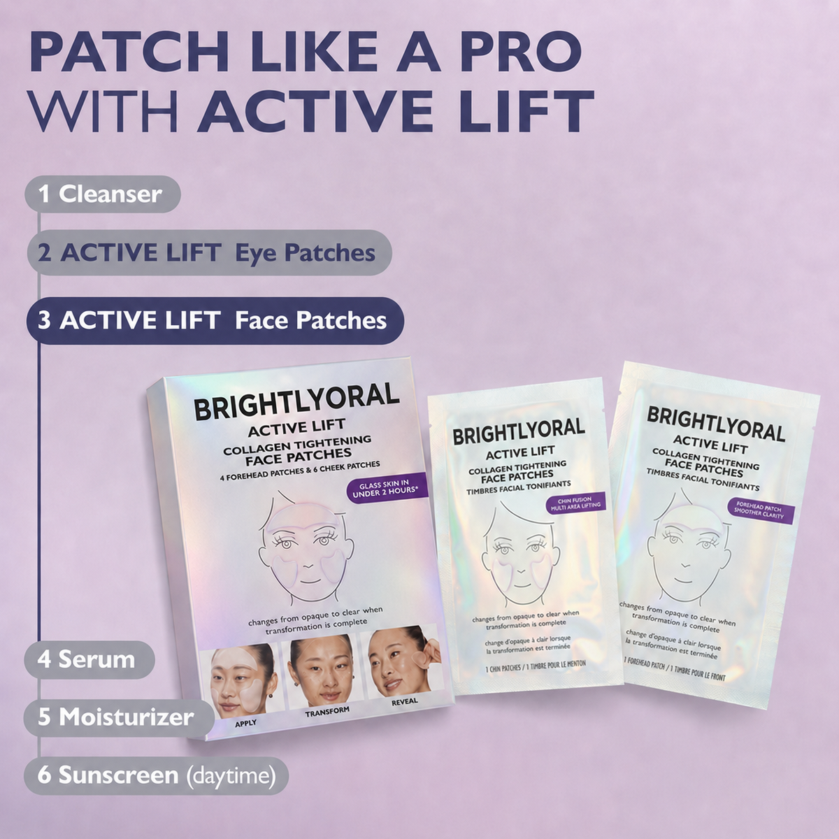 BRIGHTYORAL® Collagen Tightening Face Patches — image 12