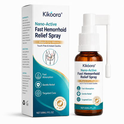 🌿👨 ⚕️Kikoora® Nano-Active Fast Hemorrhoid Relief Spray | Rapid-Dry Micro-Mist with Essential Oils, Touch-Free & Instant Sooth — image 8