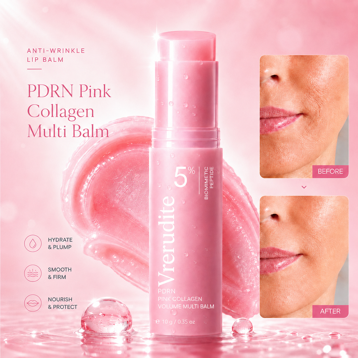 Vrerudite PDRN Pink Collagen Volume Multi Balm — image 1