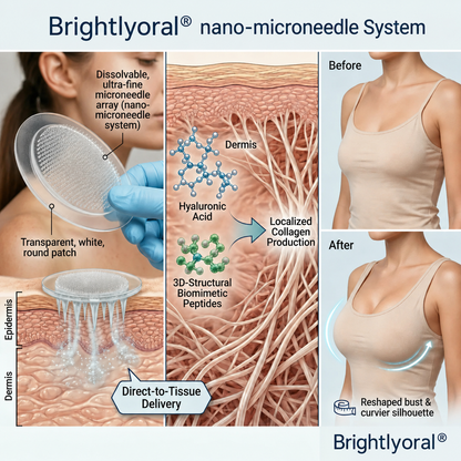 Brightlyoral® Targeted Breast Enhancement Advanced Nano Microneedle Patch — image 5