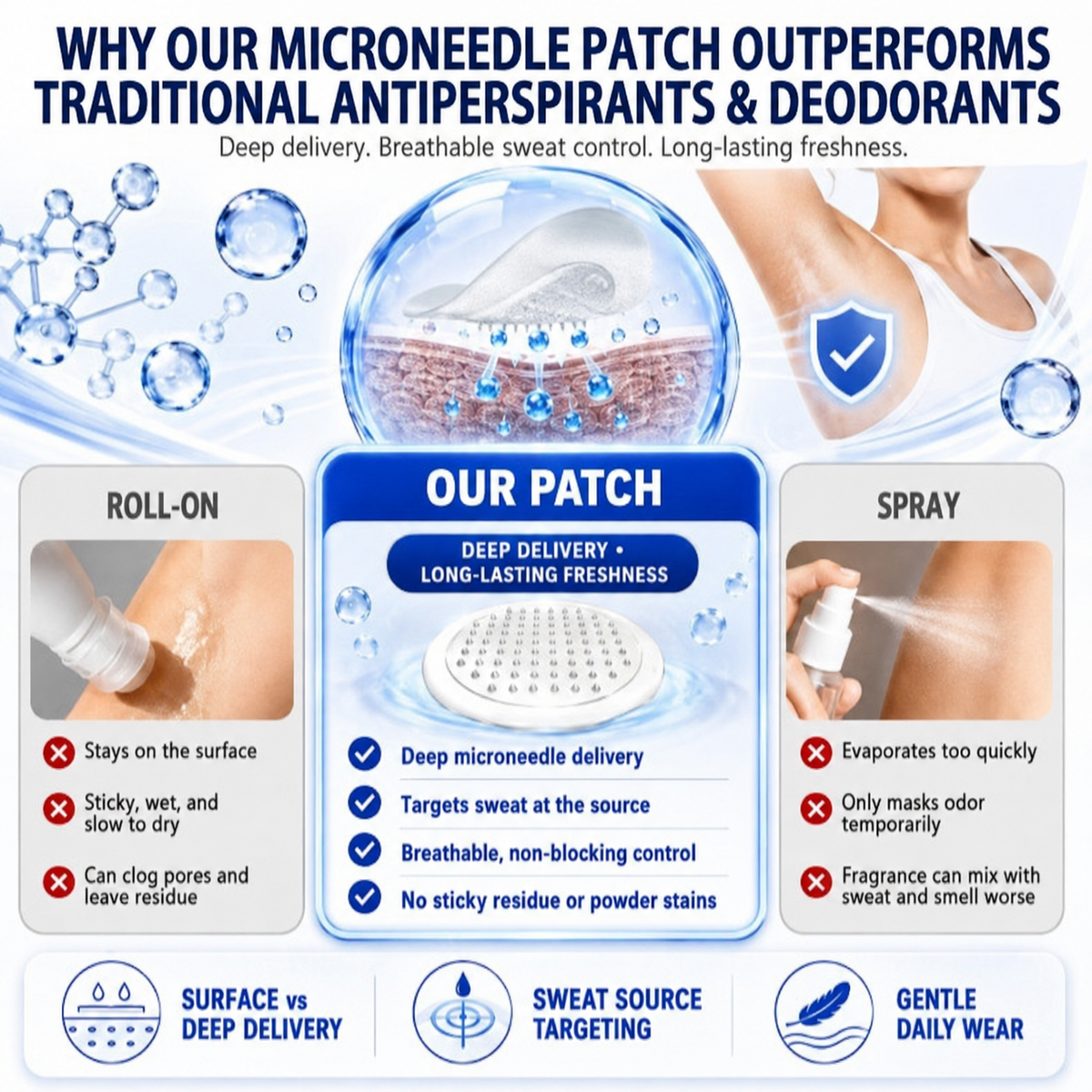TERVENCE® 2-in-1 Advanced Sweat Control & Deodorant Microneedle Patches — image 10