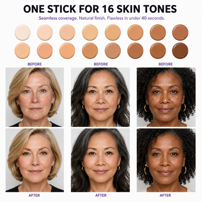 🔥LAST DAY: BUY 1 GET 1 FREE🌸Changing Foundation Stick – The stick that makes mature skin glow again — image 4