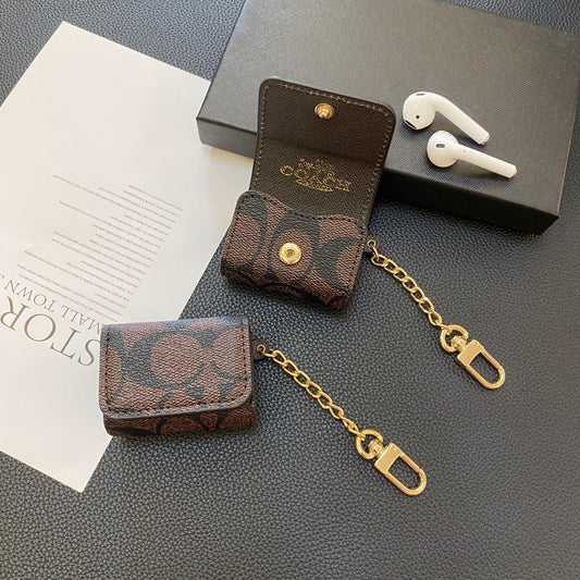 Luxury Classic AirPods Pro Cases Dark brown-