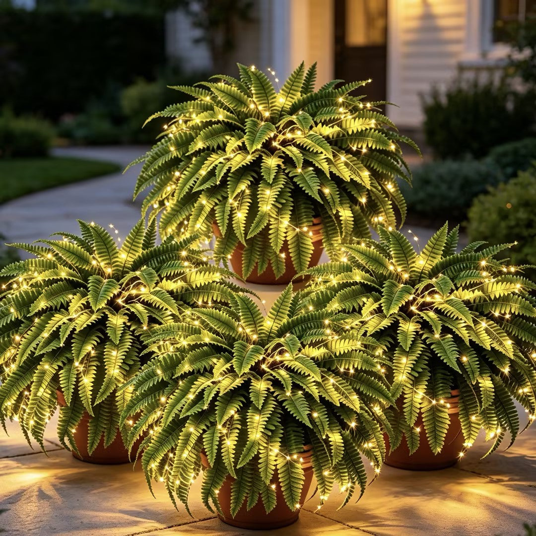 💛Glowing Boston Ferns with Lights – 🌿 Zero Watering, Zero Maintenance — image 13
