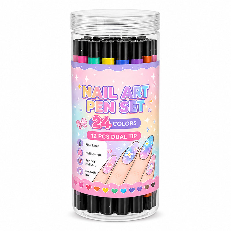 💅 LIMITED‐TIME 50% OFF! 💥 24 Colors Dual Ended Nail Art Pens Set – Creative, Salon‐Quality, Easy DIY ✨ — image 12