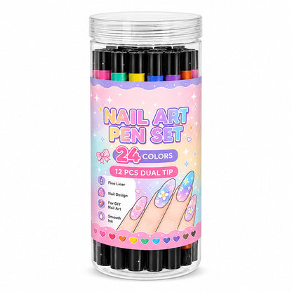 💅 LIMITED‐TIME 50% OFF! 💥 24 Colors Dual Ended Nail Art Pens Set – Creative, Salon‐Quality, Easy DIY ✨ — image 12