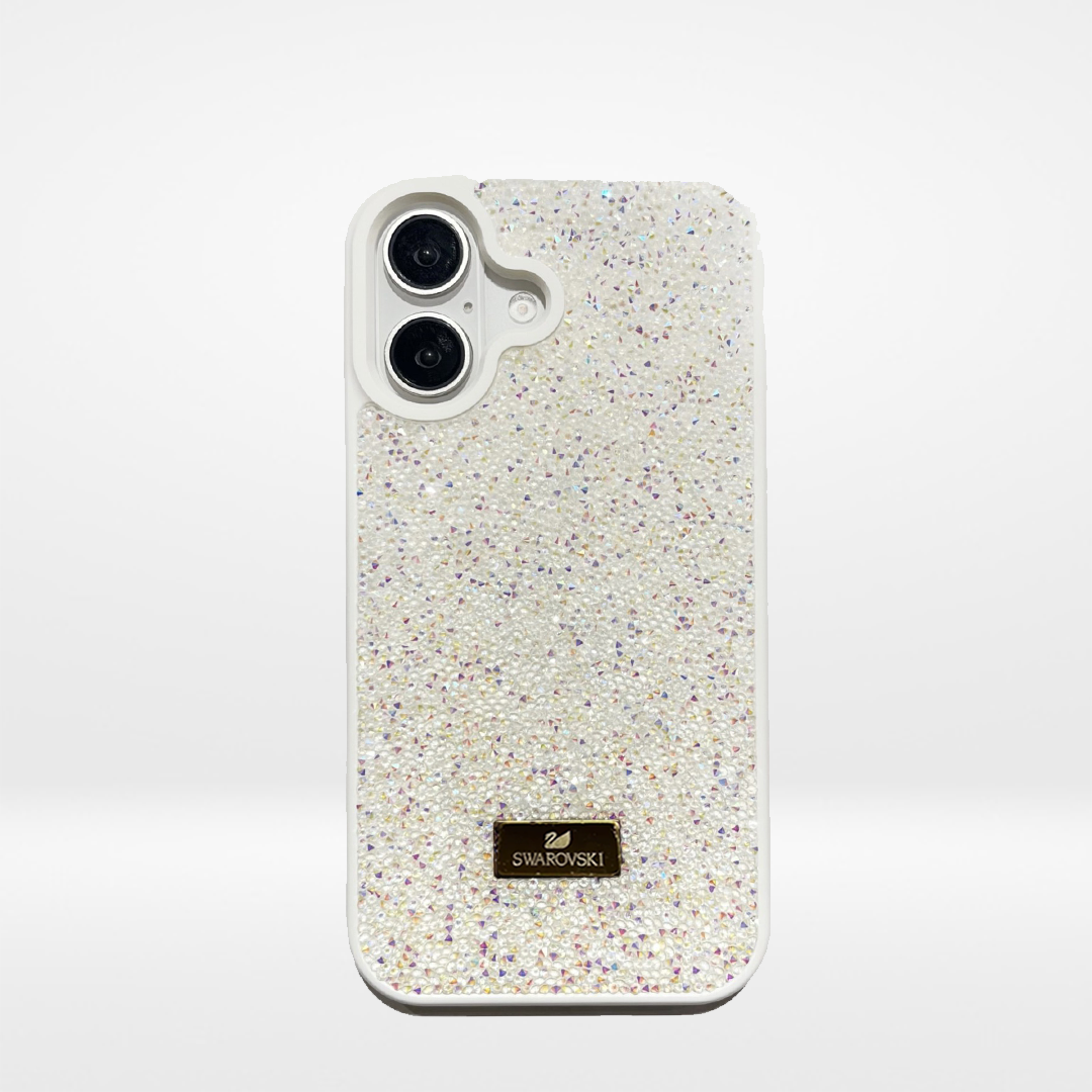 Full Rhinestone Metal Protective iPhone Case for Everyday Use